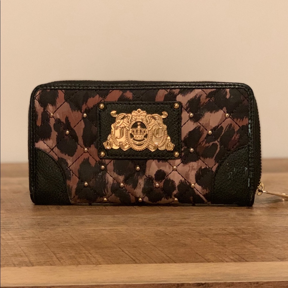 Juicy couture leopard print wallet